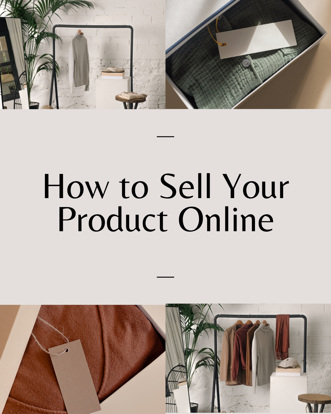 how to sell product online